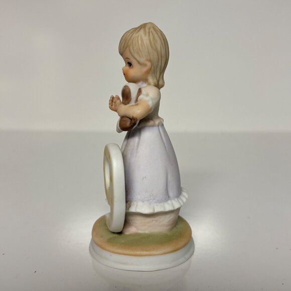 Lefton Christopher Collection Birthday Girl Figurine #034481 Age 9 1983 Vintage - Picture 4 of 8